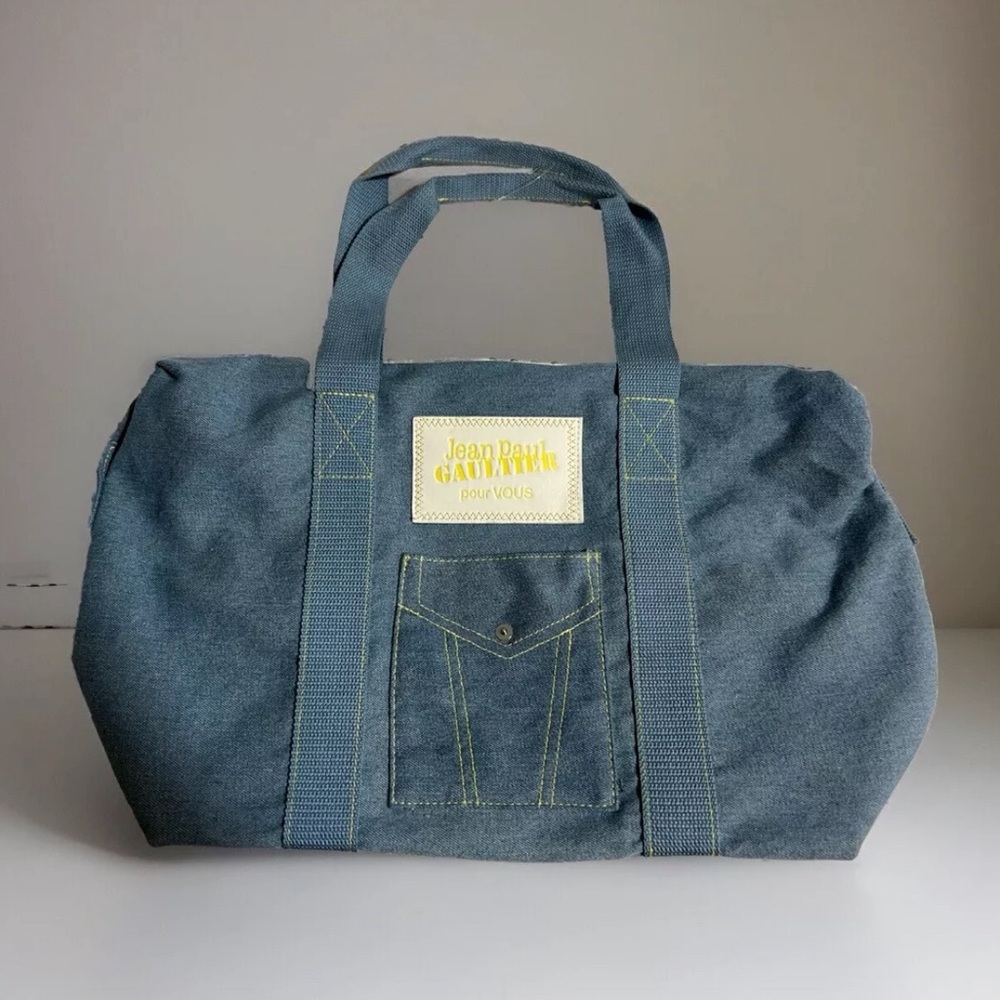Jean Paul Gaultier Divine Limited Edition Pink Blush Weekender Duffle Travel Bag